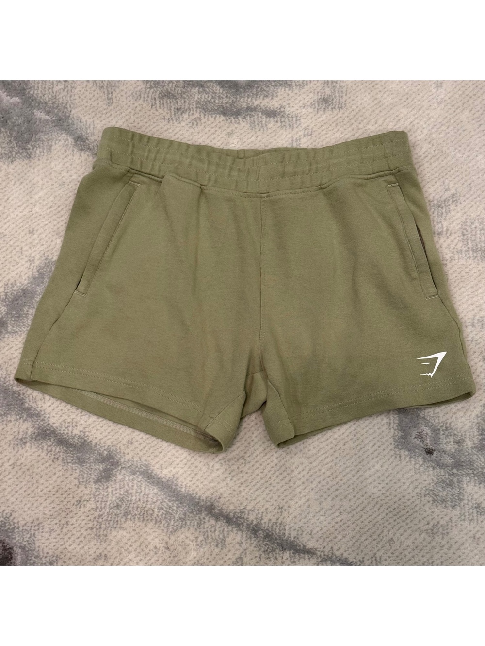 Gymshark Olive Green Athletic Shorts Size Large